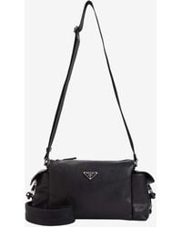 Prada - Leather Bandoliera Crossbody Bag - Lyst