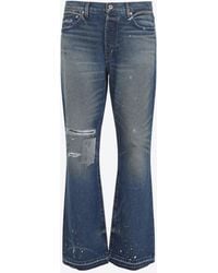 GALLERY DEPT. - Dagger Distressed Bootcut Jeans - Lyst