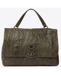 Zanellato - Medium Postina Plisse Leather Shoulder Bag - Lyst