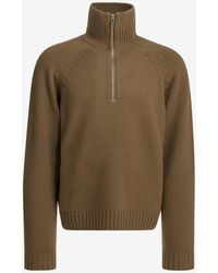 Tom Ford - Wool-Blend Half-Zip Sweater - Lyst
