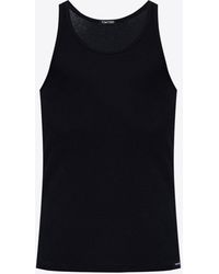Tom Ford - Ribbed Knit Tank Top - Lyst