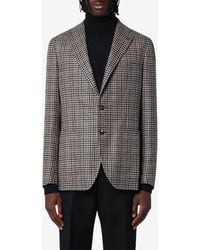 Tagliatore - Single-Breasted Checked Blazer - Lyst