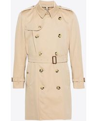 Burberry - Kensington Heritage Double-Breasted Trench Coat - Lyst