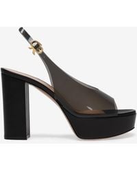 Gianvito Rossi - Mindy 70 Slingback Platform Pumps - Lyst