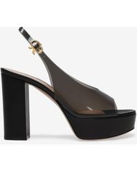 Gianvito Rossi - Mindy 70 Slingback Platform Pumps - Lyst