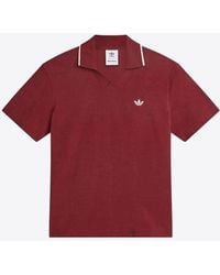adidas Originals - X Wales Bonner Logo Embroidered Polo T-Shirt - Lyst
