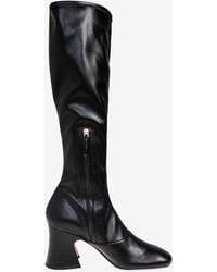 Chloé - Janis 80 Knee-High Leather Boots - Lyst