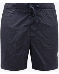 Stone Island - Compass Patch Swim Shorts - Lyst