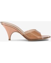 Gianvito Rossi - Sofia 70 Plexi Mules - Lyst