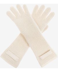 Jacquemus - Grosgrain Ribbed Wool Gloves - Lyst