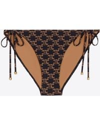 Celine - Triomphe Monogram Bikini Bottom - Lyst
