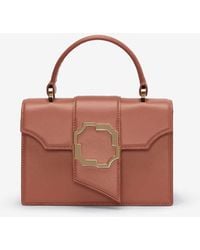 Malone Souliers - Mini Audrey Crest Buckle Top Handle Bag - Lyst