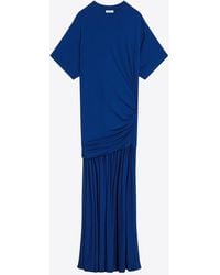 Ferragamo - Dress With Draping - Lyst