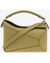 Loewe - Small Puzzle Edge Top Handle Bag - Lyst