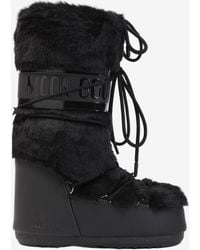Moon Boot - Icon Faux Fur Mid-Calf Snow Boots - Lyst