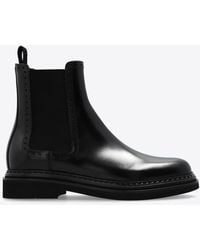 Dolce & Gabbana - Leather Chelsea Boots - Lyst