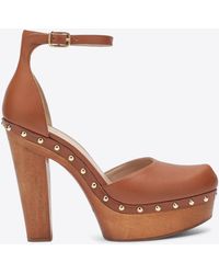 Chloé - 110 Studded Platform Pumps - Lyst