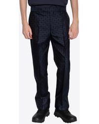 Givenchy - Monogram Wool Tailored Pants - Lyst