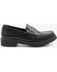 Saint Laurent - Le Loafer Shiny Leather Loafers - Lyst