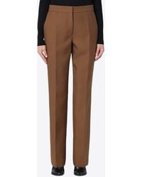 Jil Sander - Tailored Wool Slim Pants - Lyst