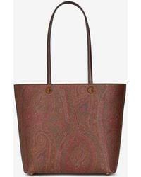 Etro - Medium Essential Paisley Jacquard Tote Bag - Lyst