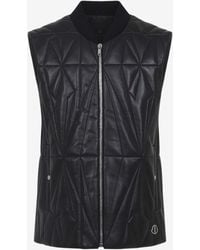 Moncler - Geocamo Flight Vest With Logo-Patch - Lyst