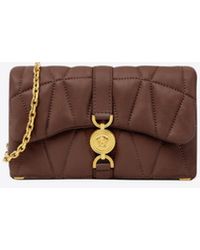 Versace - Mini Kleio Quilted Leather Crossbody Bag - Lyst