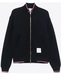 Thom Browne - Oversized Zip-Up Bomber Jacket - Lyst