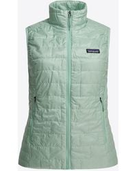 Patagonia - Logo-Patched Zip-Up Vest - Lyst