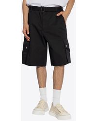 Jacquemus - Le Cargo Belted Bermuda Shorts - Lyst