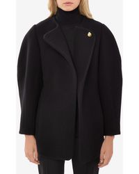 Chloé - Short Wrap Wool Coat - Lyst