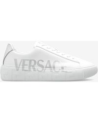 Versace - 'greca' Sneakers With Logo - Lyst