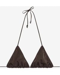 Jacquemus - Halterneck Triangle Bikini Top - Lyst