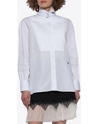 McQueen - Stand-Collar Buttoned Shirt - Lyst