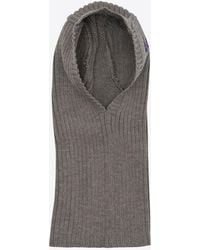 Needles - Embroidered Logo Wool Balaclava - Lyst