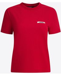 Jacquemus - "Gros Grain" Short-Sleeved T-Shirt - Lyst