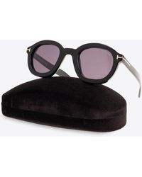 Tom Ford - Raffa Round Sunglasses - Lyst