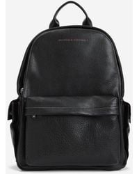 Brunello Cucinelli - Grained Leather Backpack - Lyst