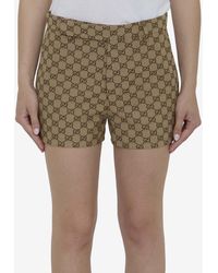 Gucci - Gg Pattern Shorts - Lyst