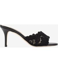 Arteana - Como 75 Floral Lace Mules - Lyst