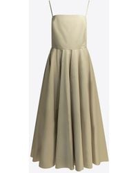 Givenchy - A-Line Sleeveless Midi Dress - Lyst