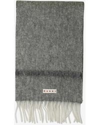 Marni - Mohair-Blend Ribbed Scarf - Lyst