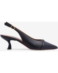 Malone Souliers - Jama 45 Slingback Leather Pumps - Lyst