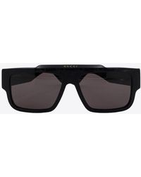 Gucci - Square Acetate Sunglasses - Lyst