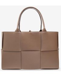 Bottega Veneta - Medium Arco Intrecciato Top Handle Bag - Lyst