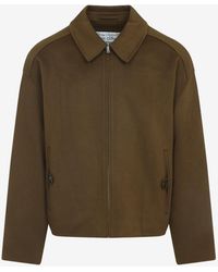 Acne Studios - Wool Zip-Up Jacket - Lyst