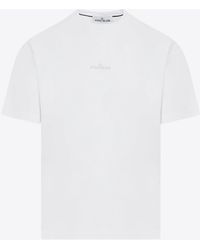 Stone Island - Logo-Printed Crewneck T-Shirt - Lyst