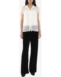 Chloé - X Atelier Jolie Short-Sleeved Silk Shirt - Lyst