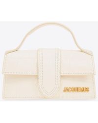 Jacquemus - Le Bambino Croc-Embossed Leather Shoulder Bag - Lyst
