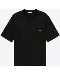 1989 STUDIO - Logo Embroidered Crewneck T-Shirt - Lyst